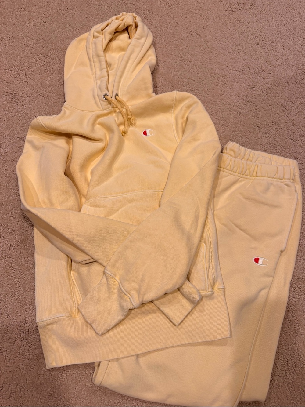 Champion women’s yellow tracksuit